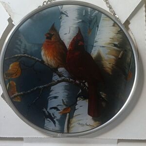 Cardinal's Stained Glass Art